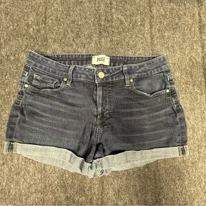 Paige Women's Dark Gray Denim Shorts